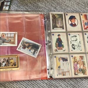Vintage American girl trading cards collectors item